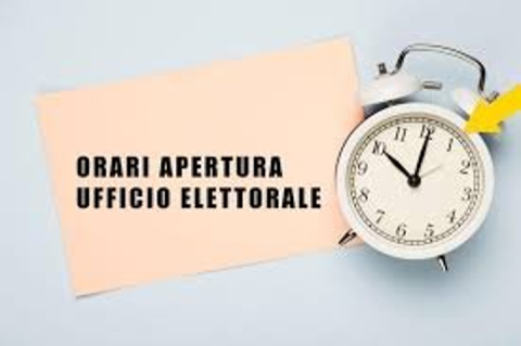 orario ufficio elettorale